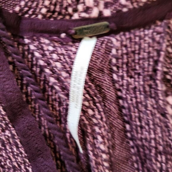 Free People Forever Yours Tunic Burgundy Dress Coverup Hoodie Size S - Picture 5 of 9